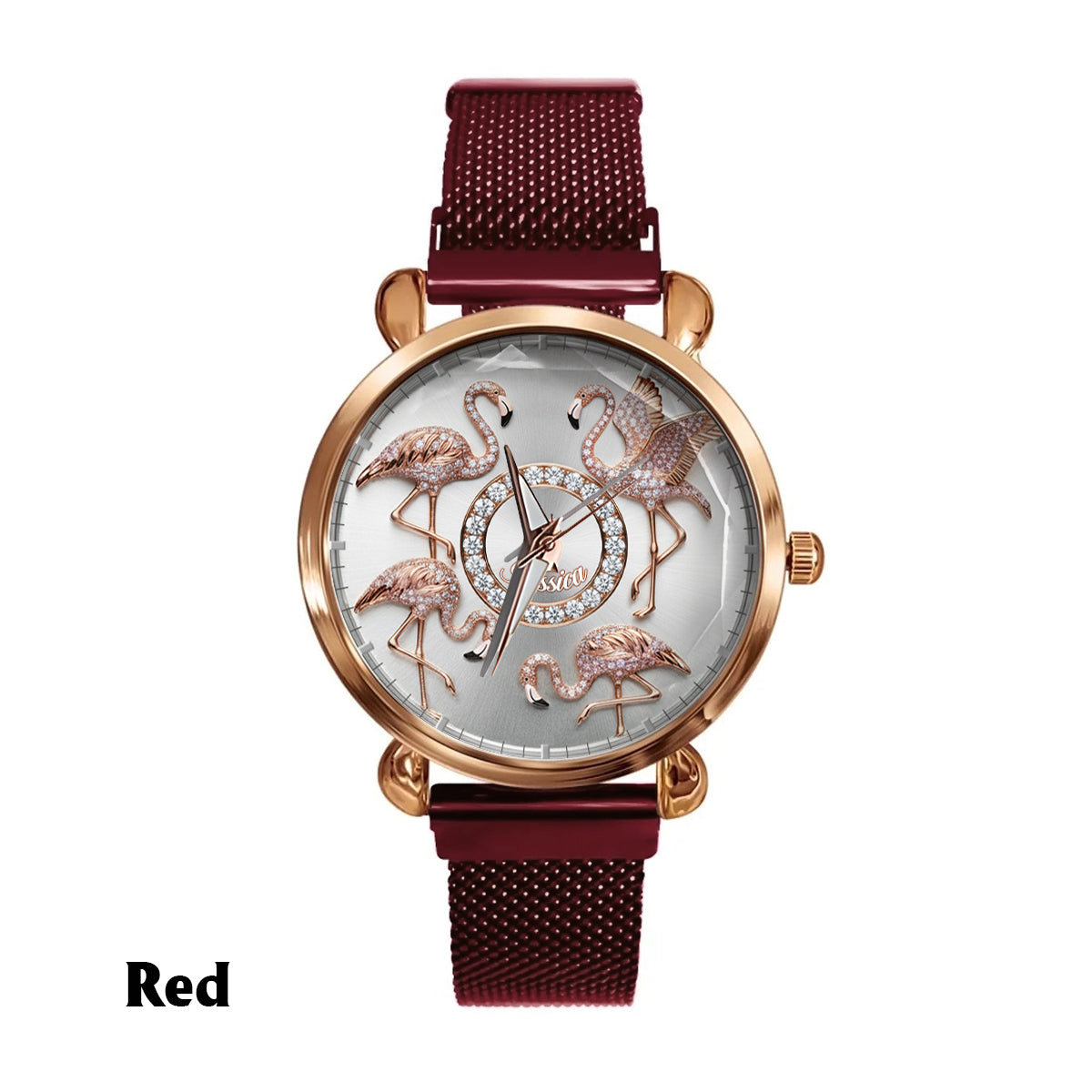 Love Flamingos - Personalized Flamingo Women Hand Watch
