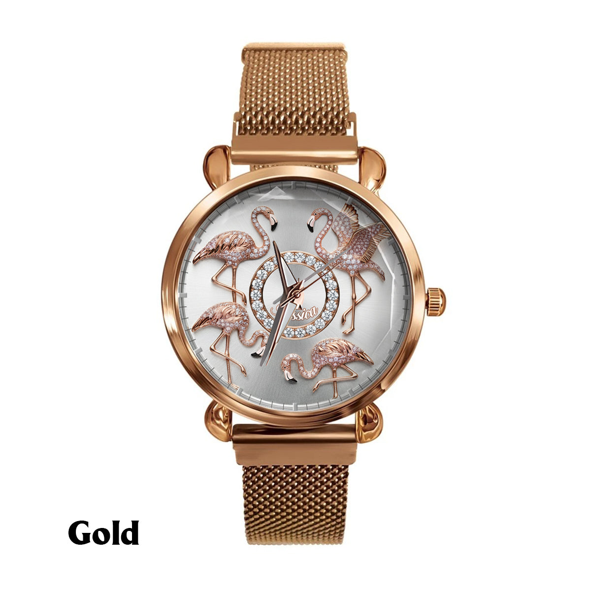 Love Flamingos - Personalized Flamingo Women Hand Watch