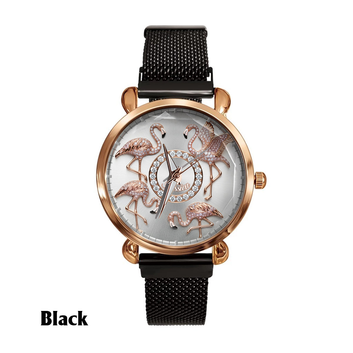 Love Flamingos - Personalized Flamingo Women Hand Watch