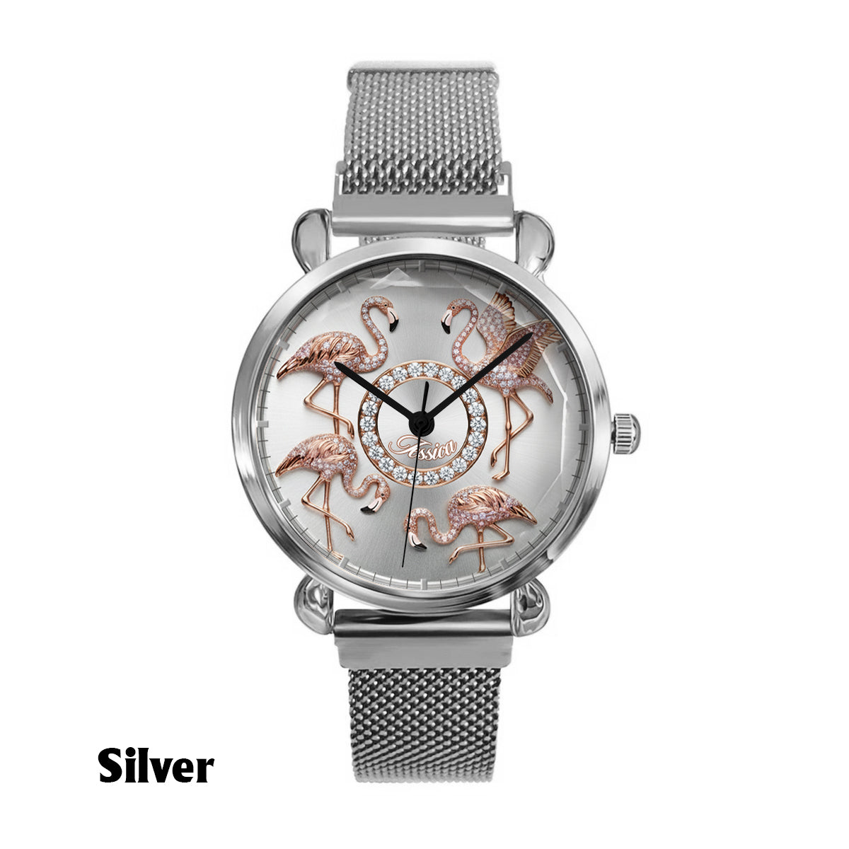 Love Flamingos - Personalized Flamingo Women Hand Watch