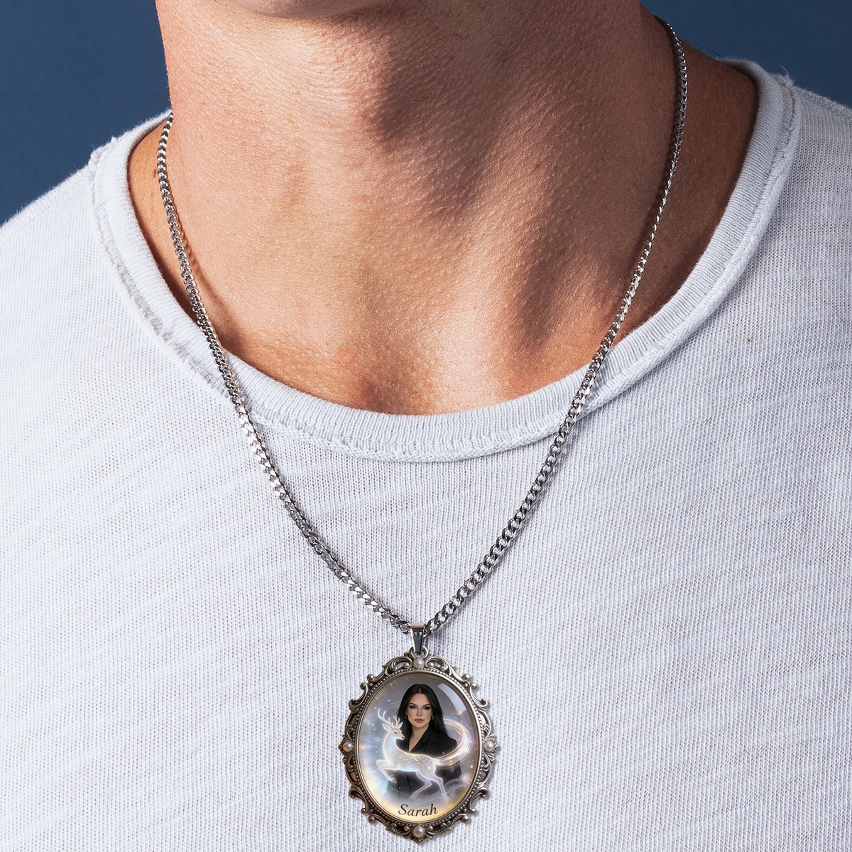Your Spirit Animal - Personalized Spirit Animal Shaped Metal Pendant Necklace