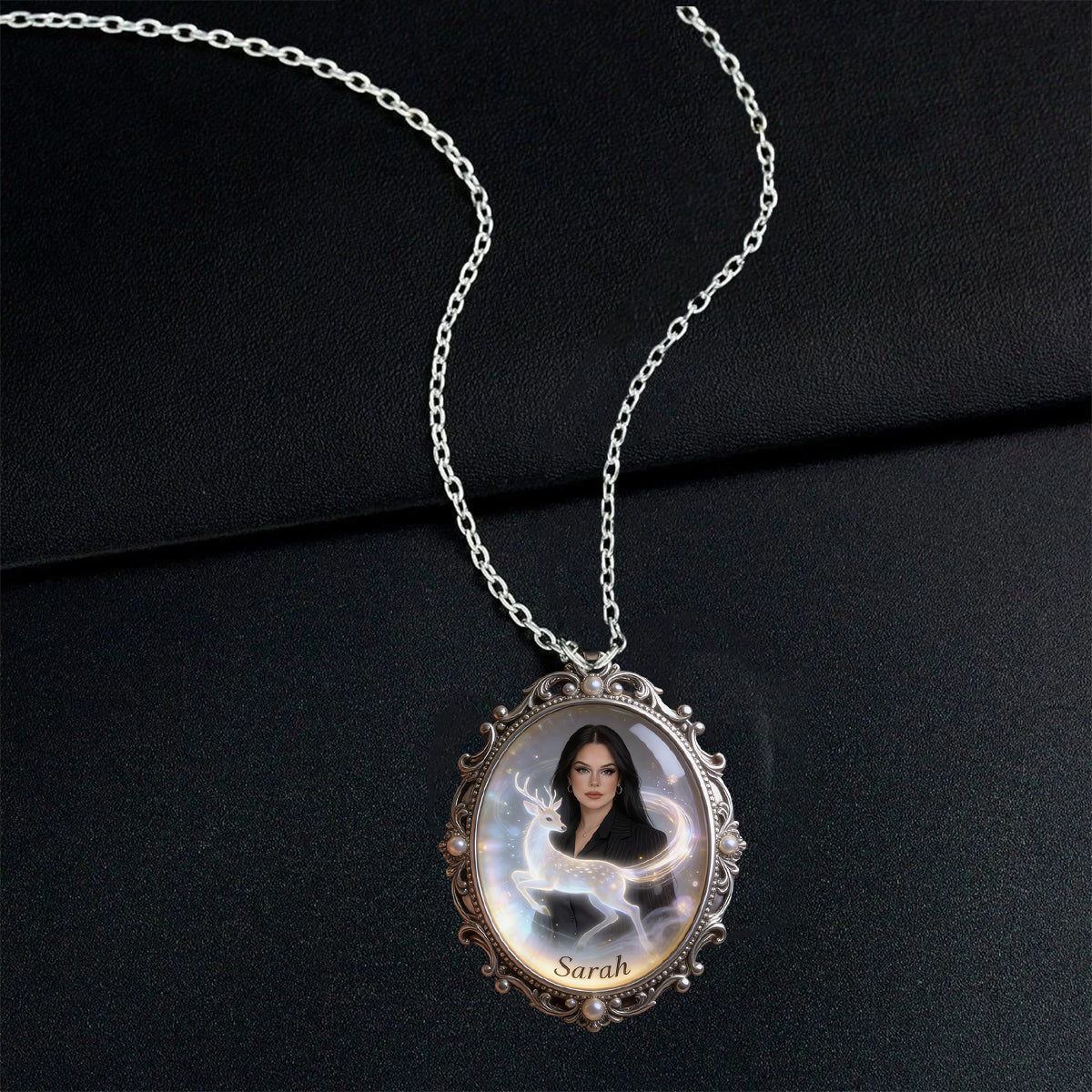 Your Spirit Animal - Personalized Spirit Animal Shaped Metal Pendant Necklace