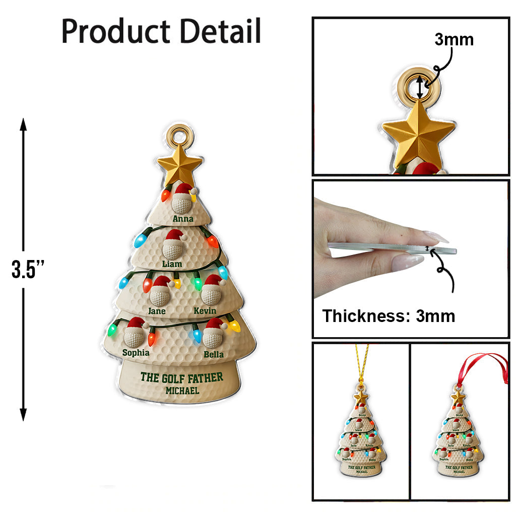 The Golf Father - Personalized Golf Ornament