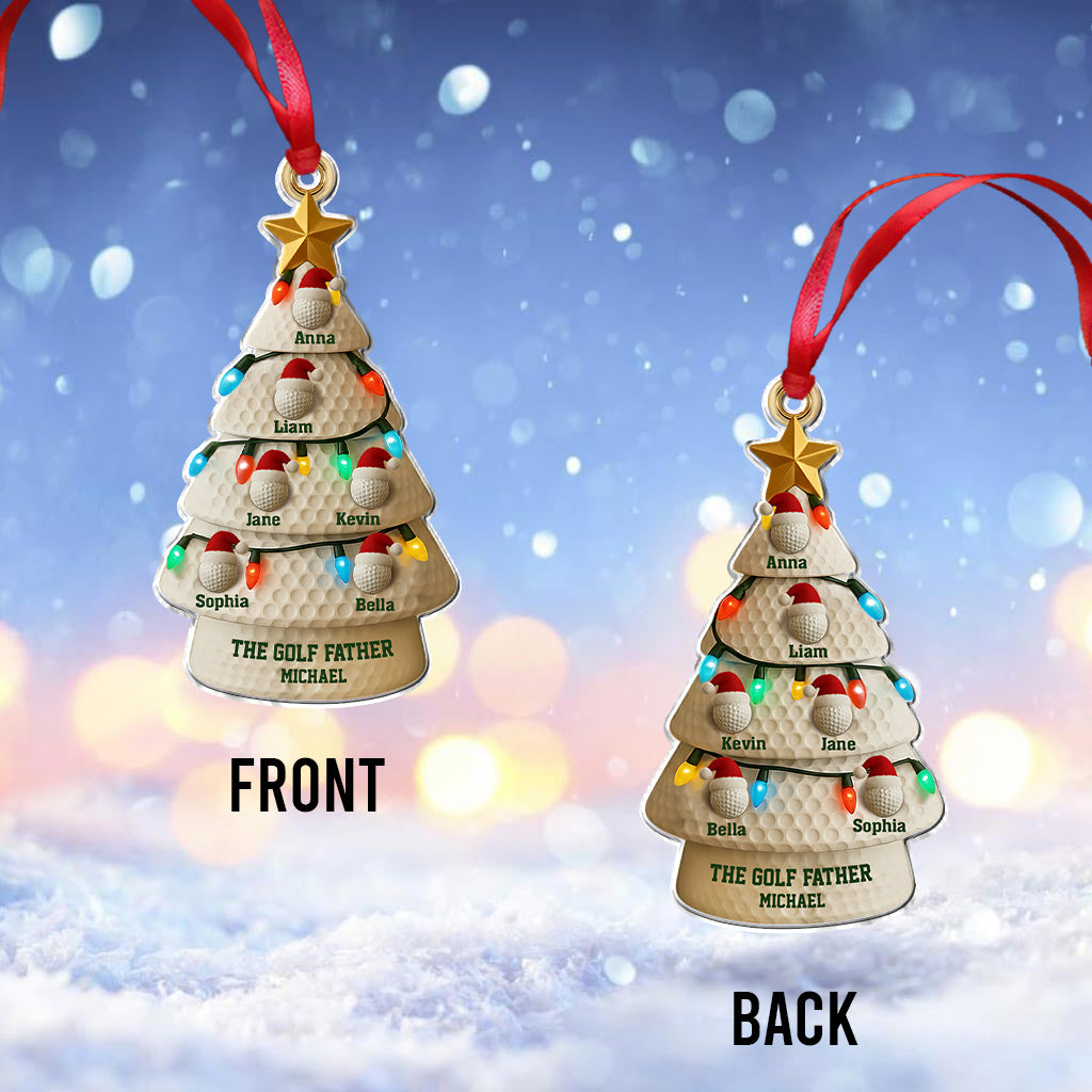 The Golf Father - Personalized Golf Ornament