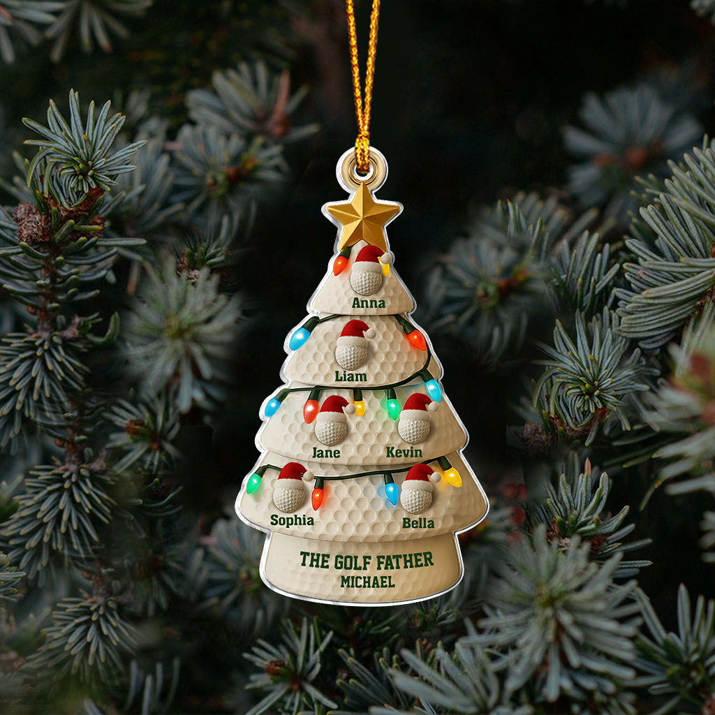 The Golf Father - Personalized Golf Ornament