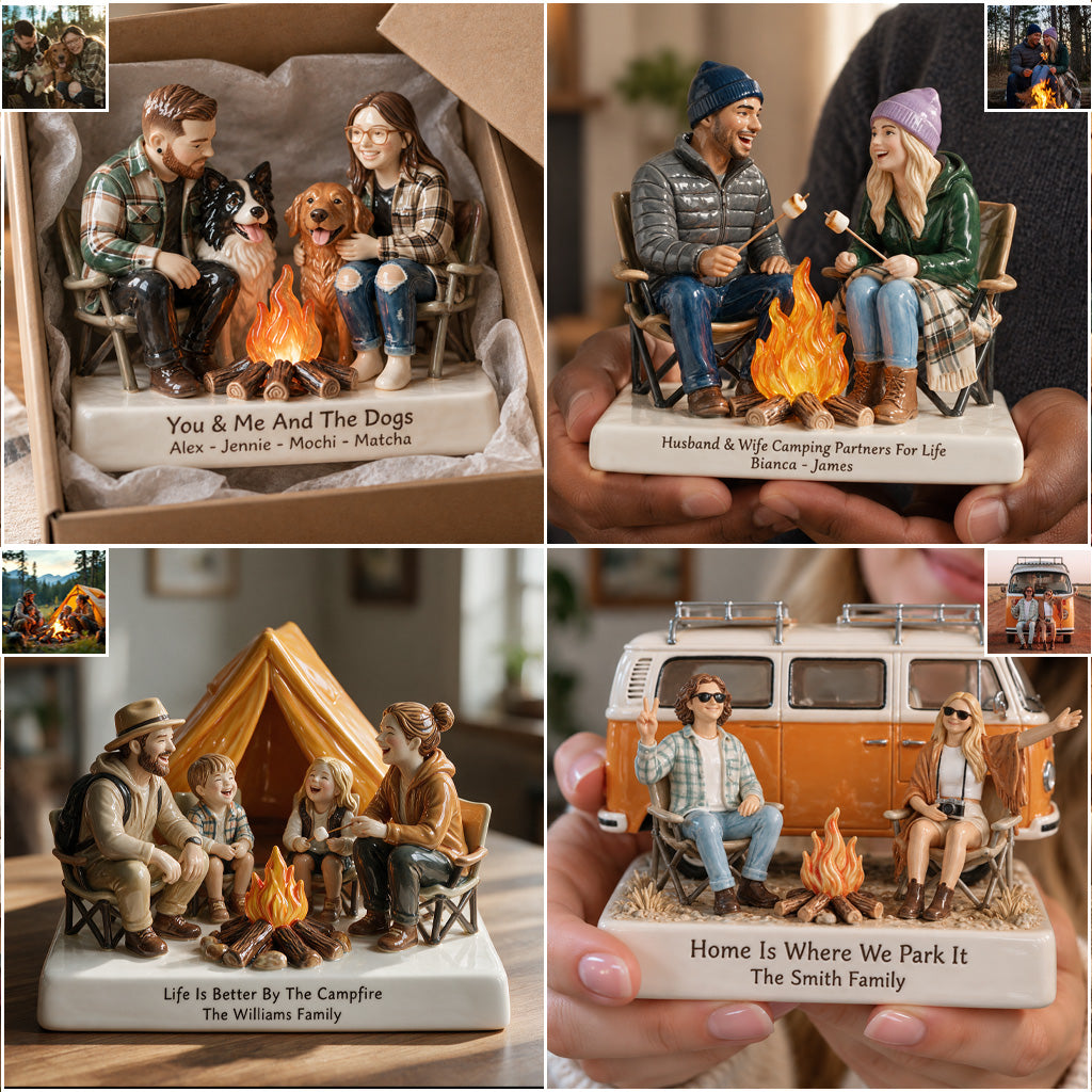Into The Forest - Personalized Camping 3D Plaque