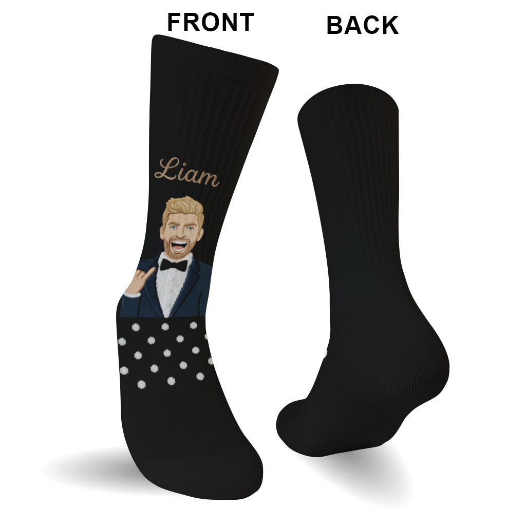 Wedding Gift - Personalized Couple Socks