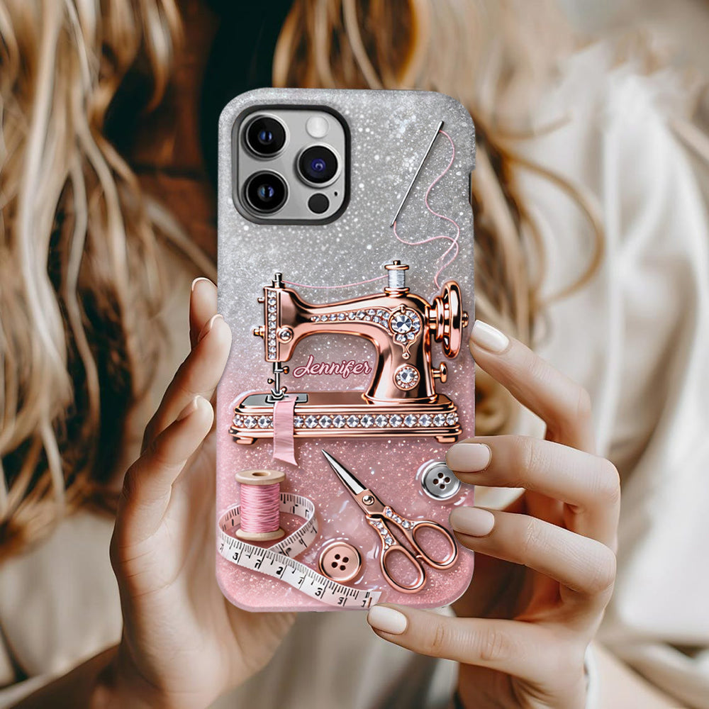 Love Sewing - Personalized Sewing Full Print Phone Case