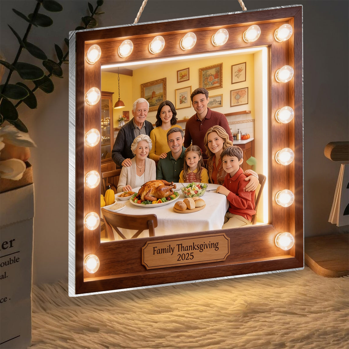 Custom From Any Photo - Personalized Family LED Light Acrylic Sign