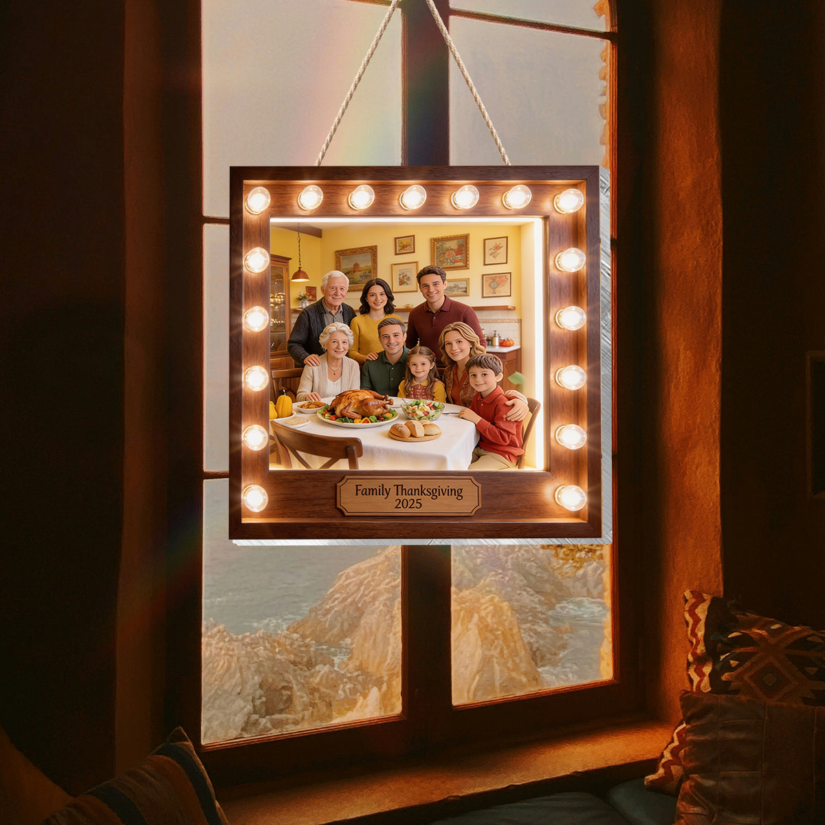 Custom From Any Photo - Personalized Family LED Light Acrylic Sign