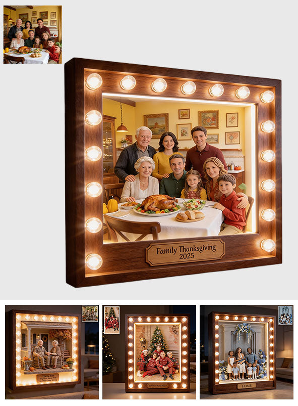 Custom From Any Photo - Personalized Family LED Light Acrylic Sign