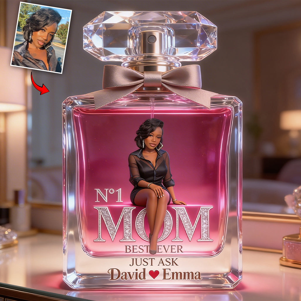 No1 Mom Ever - Personalized Mother Custom Shaped Acrylic Plaque