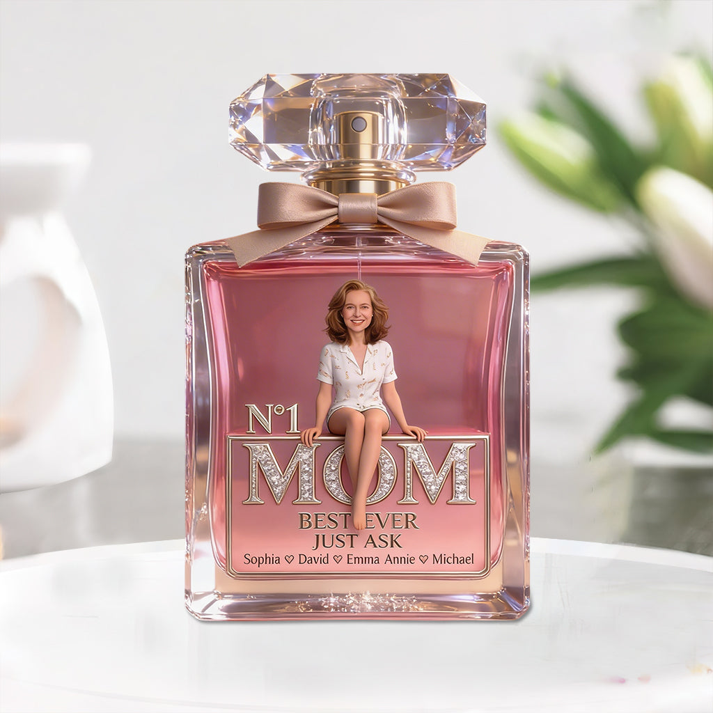 No1 Mom Ever - Personalized Mother Custom Shaped Acrylic Plaque
