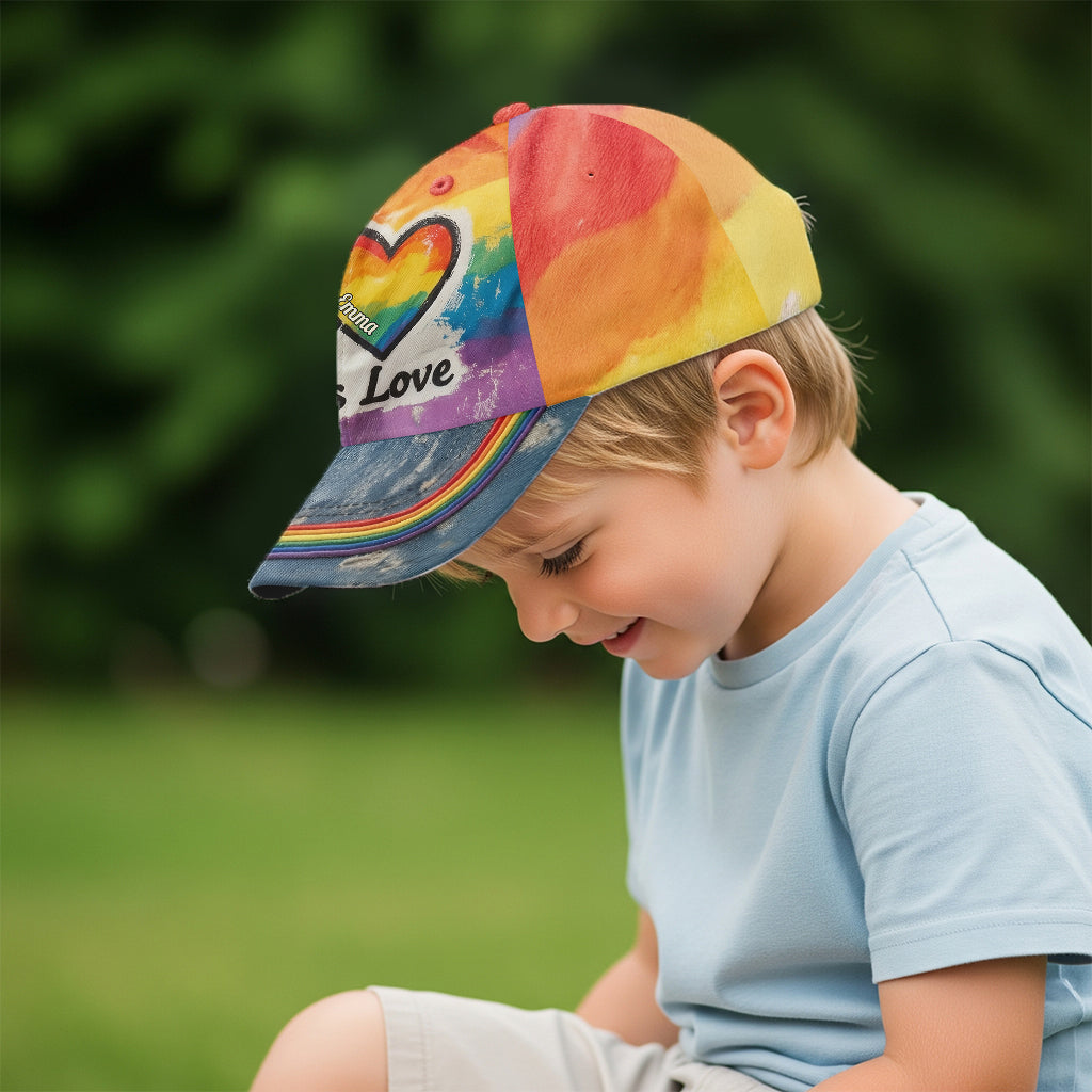 Love Is Love - Personalized LGBT Support Classic Cap