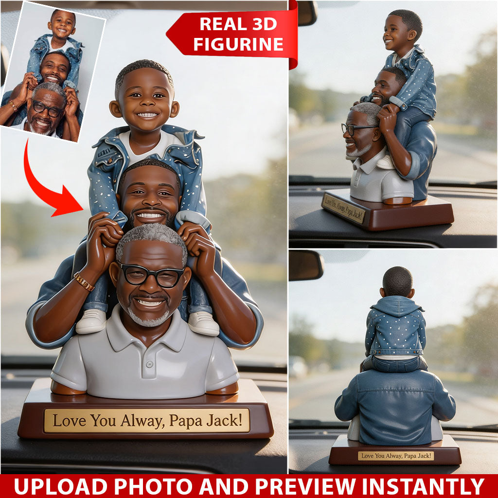 Love You Always - Personalized Grandpa Premium 3D Figurine