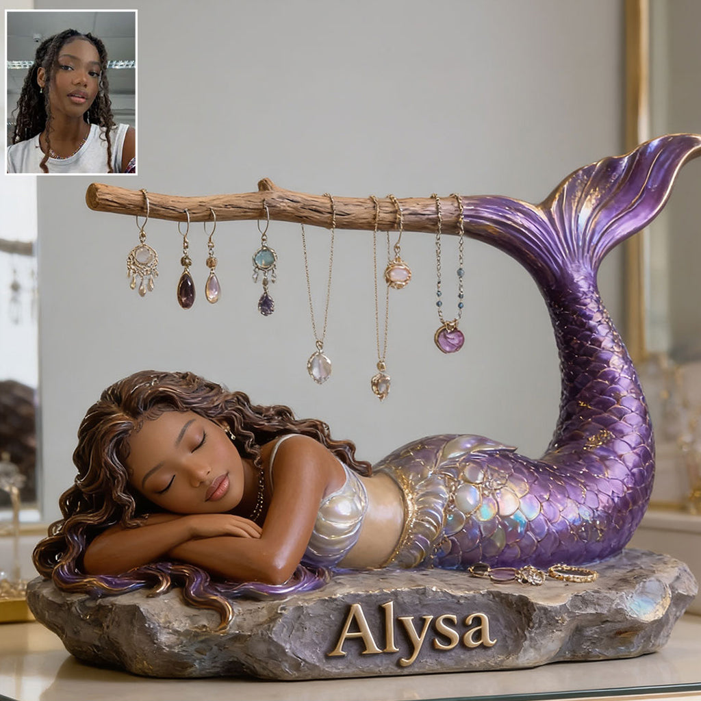Mermaid Soul - Personalized Mermaid Jewelry Holder