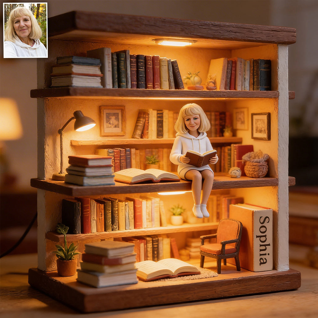 Love Reading - Personalized Book Acrylic LED Night Light