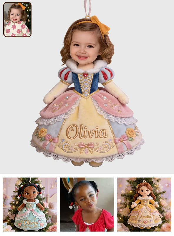 Custom Any Princess - Personalized Kid Plush Ornament