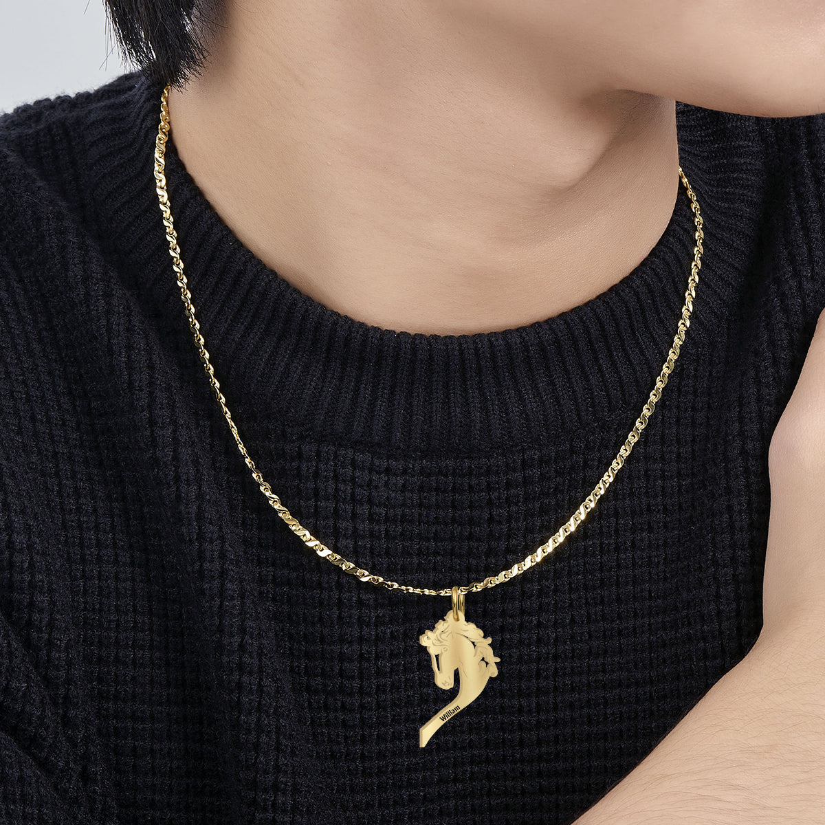 You And Me We Got This - Personalized Horse Matching Pendant Necklace