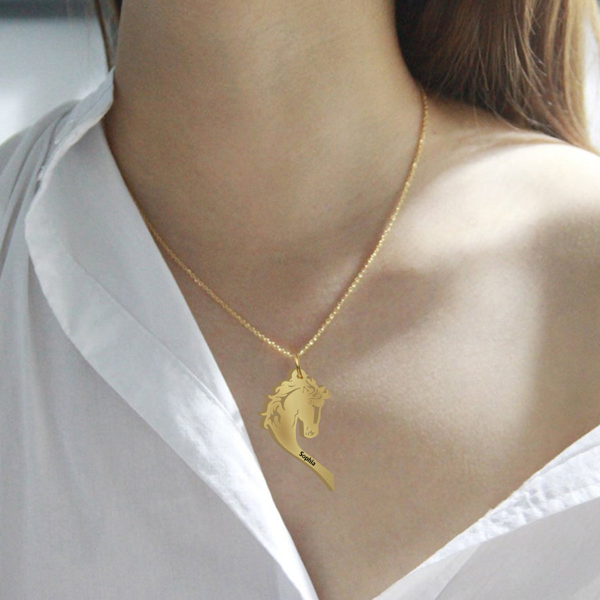 You And Me We Got This - Personalized Horse Matching Pendant Necklace