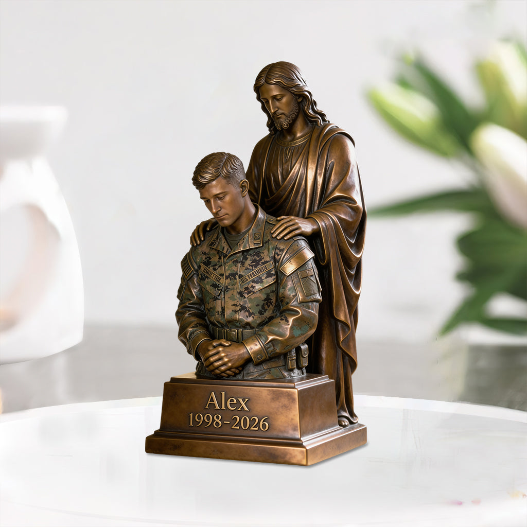 One Nation Under God - Personalized Veteran Custom Shaped Acrylic Plaque