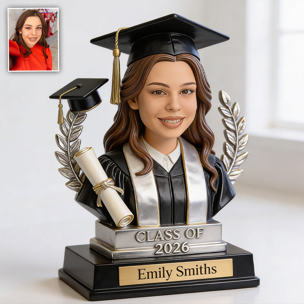Proud Graduation Trophy - Personalized Graduation Custom Shaped Acrylic Plaque