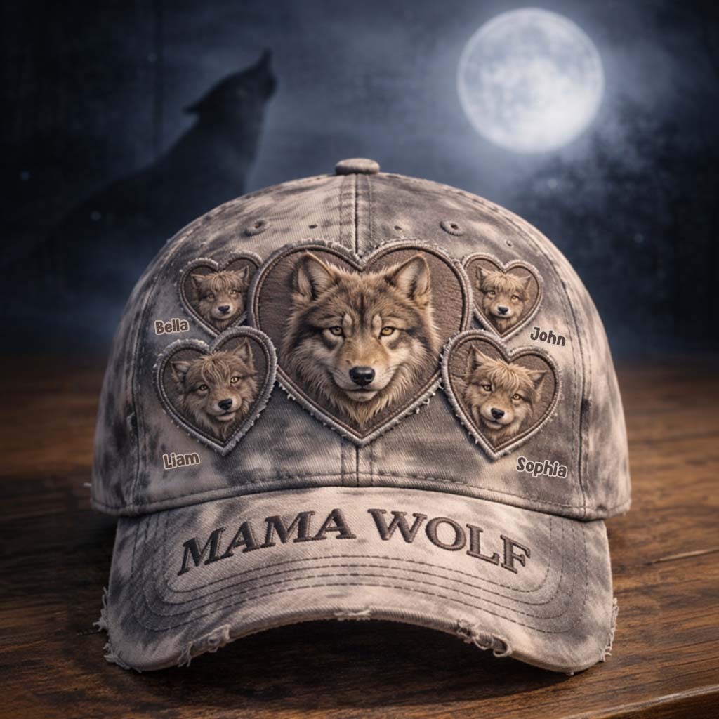 Mama Wolf - Personalized Mother Classic Cap