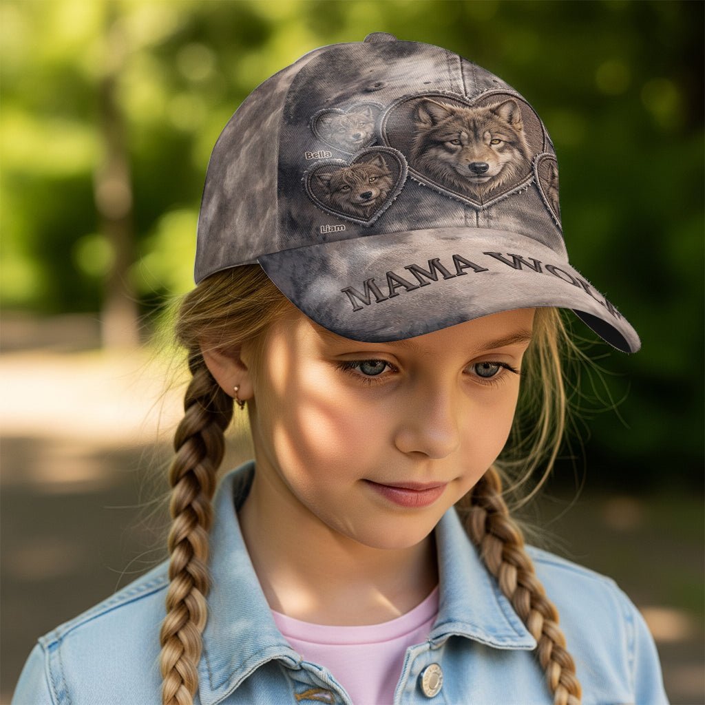 Mama Wolf - Personalized Mother Classic Cap