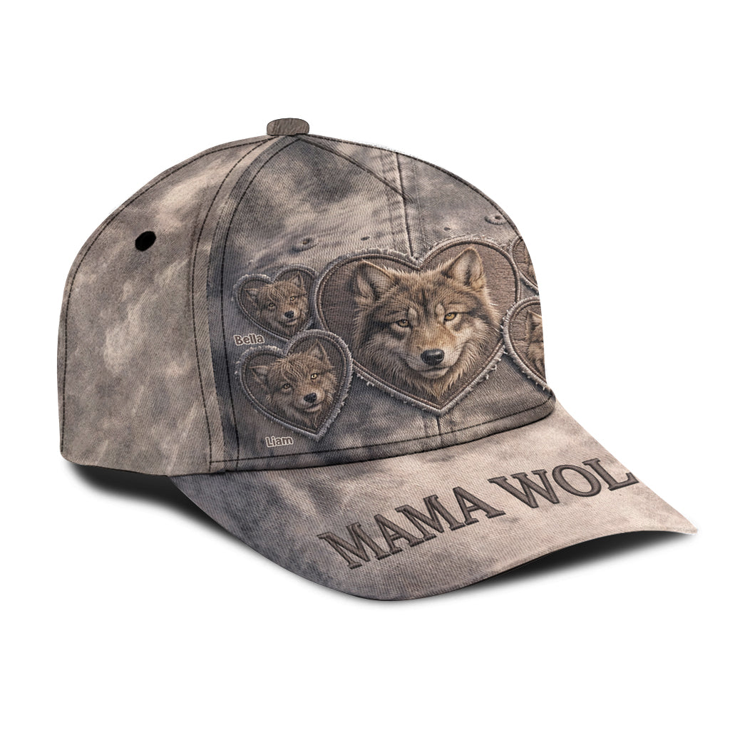 Mama Wolf - Personalized Mother Classic Cap