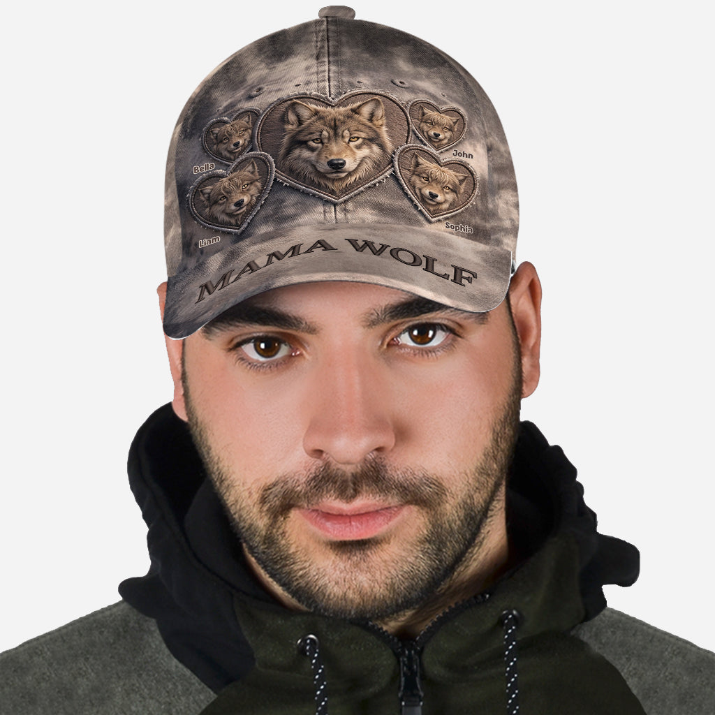 Mama Wolf - Personalized Mother Classic Cap
