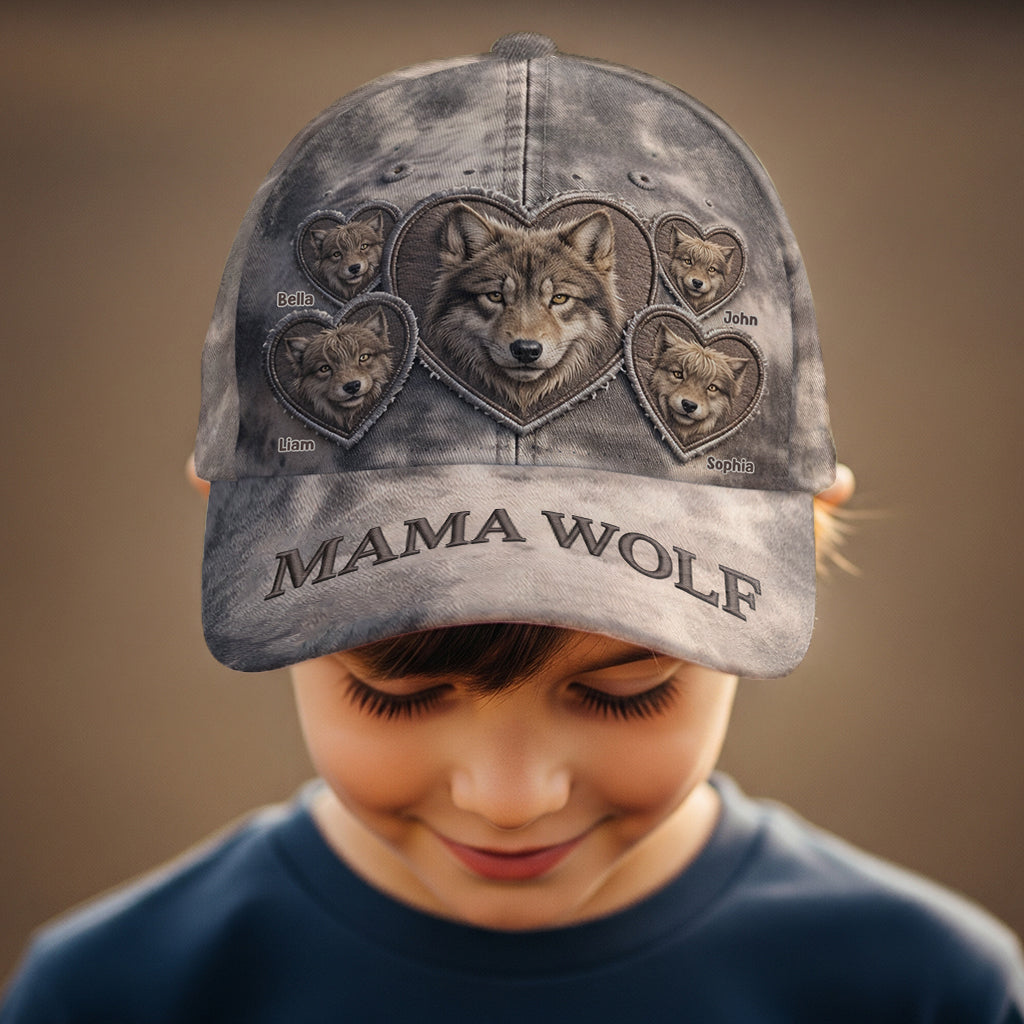 Mama Wolf - Personalized Mother Classic Cap