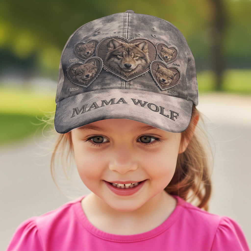 Mama Wolf - Personalized Mother Classic Cap