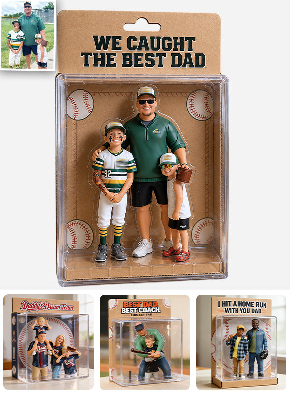 We Caught The Best Dad - Personalized Father Acrylic Display Box
