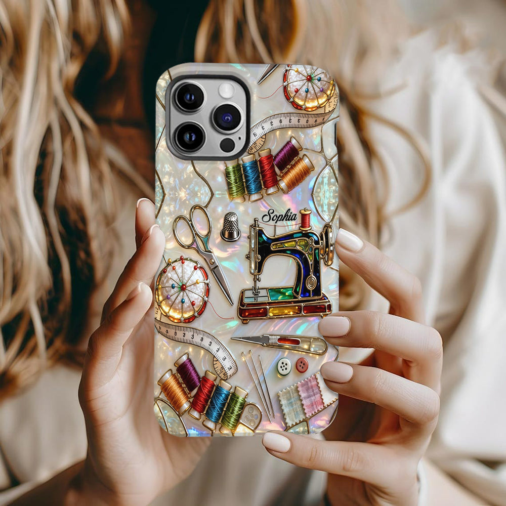 Love Sewing - Personalized Sewing Full Print Phone Case
