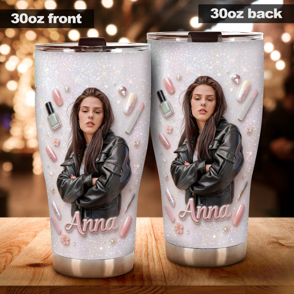 Love Nails Design, Gift for Women - Personalized Nail Salon Tumbler