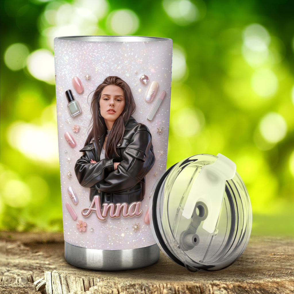 Love Nails Design, Gift for Women - Personalized Nail Salon Tumbler