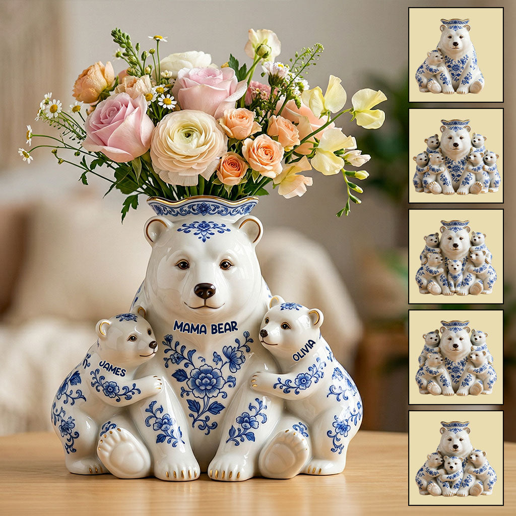 Mama Bear - Personalized Mother Acrylic Pot
