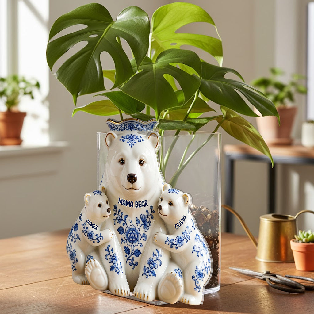 Mama Bear - Personalized Mother Acrylic Pot