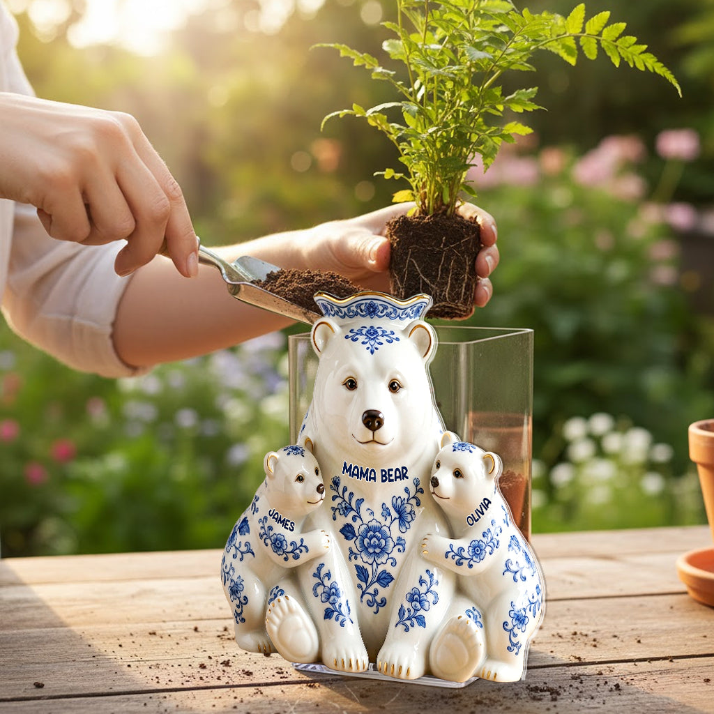Mama Bear - Personalized Mother Acrylic Pot