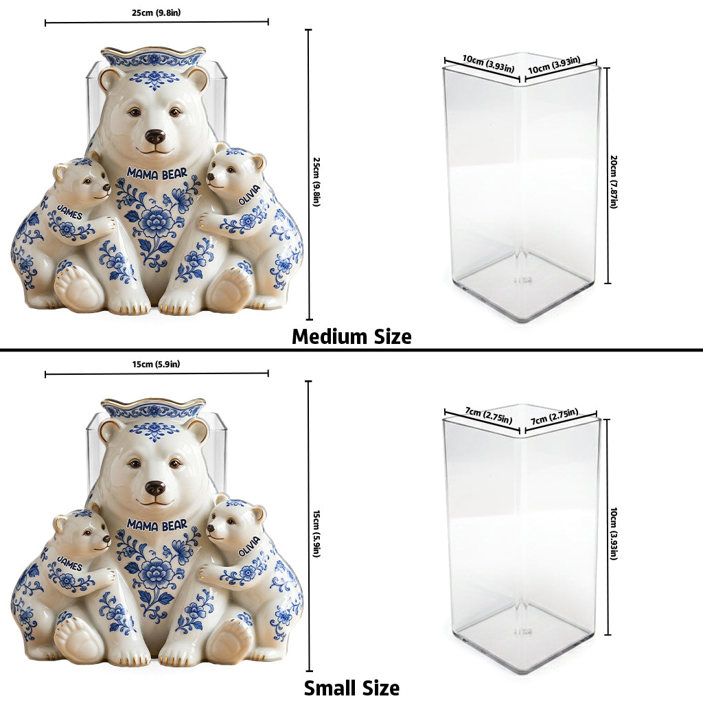 Mama Bear - Personalized Mother Acrylic Pot