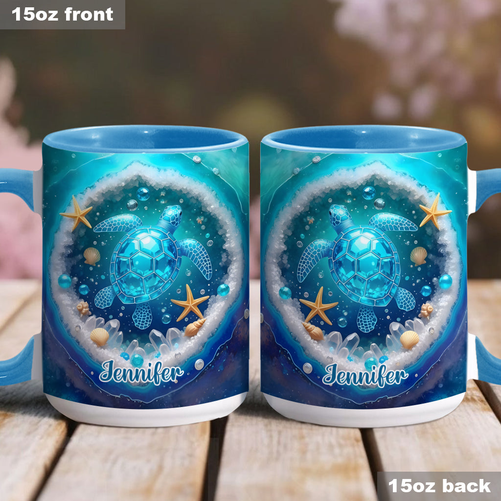 Love Turtle - Personalized Turtle Accent Mug