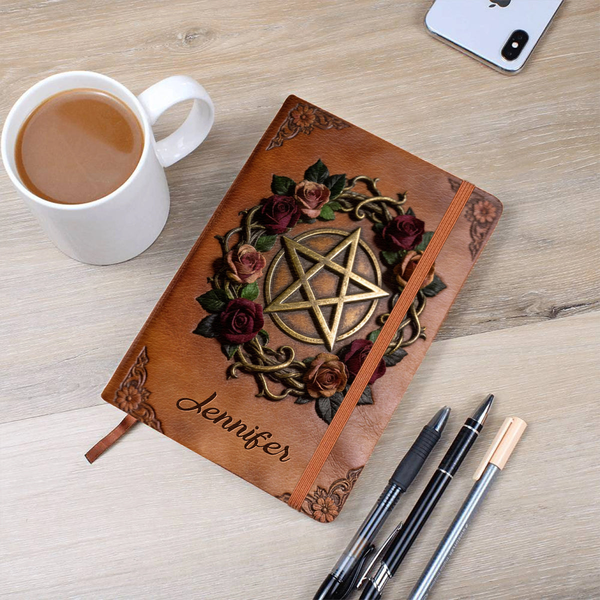 Magic Journal - Personalized Witch Leather Journal