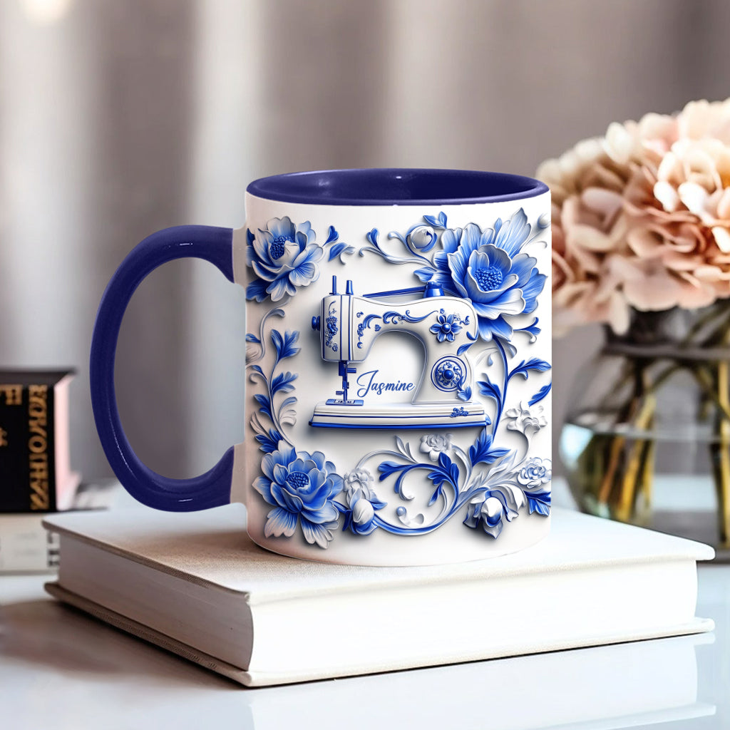 Love Sewing - Personalized Sewing Accent Mug
