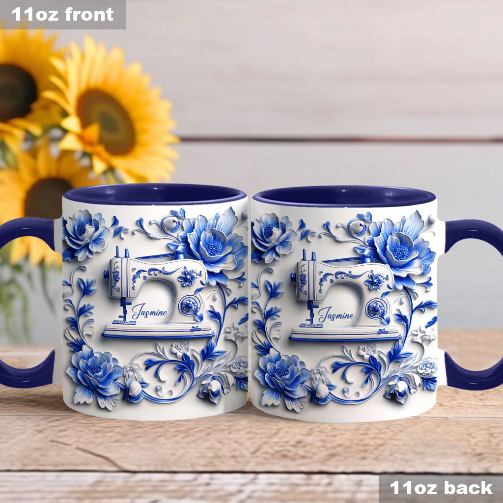 Love Sewing - Personalized Sewing Accent Mug