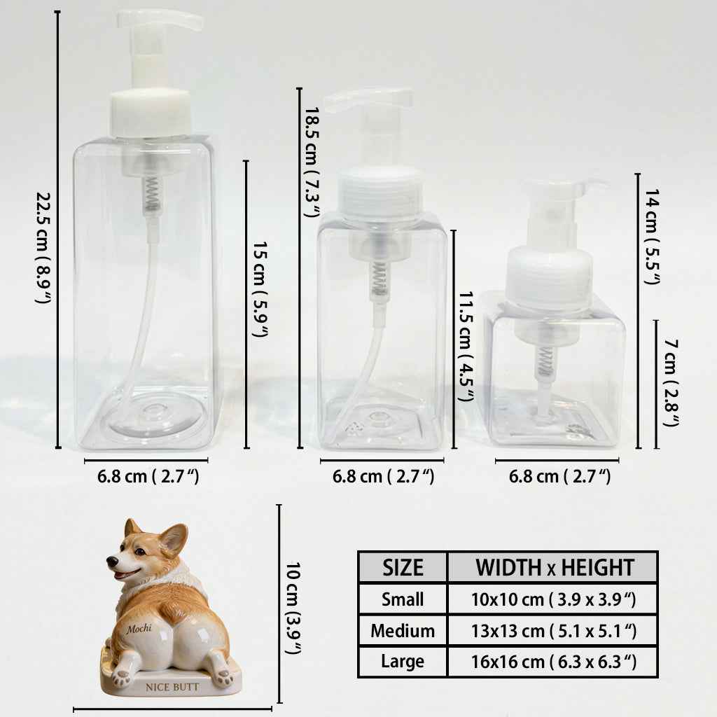 Nice Butt - Personalized Dog Pump Dispenser