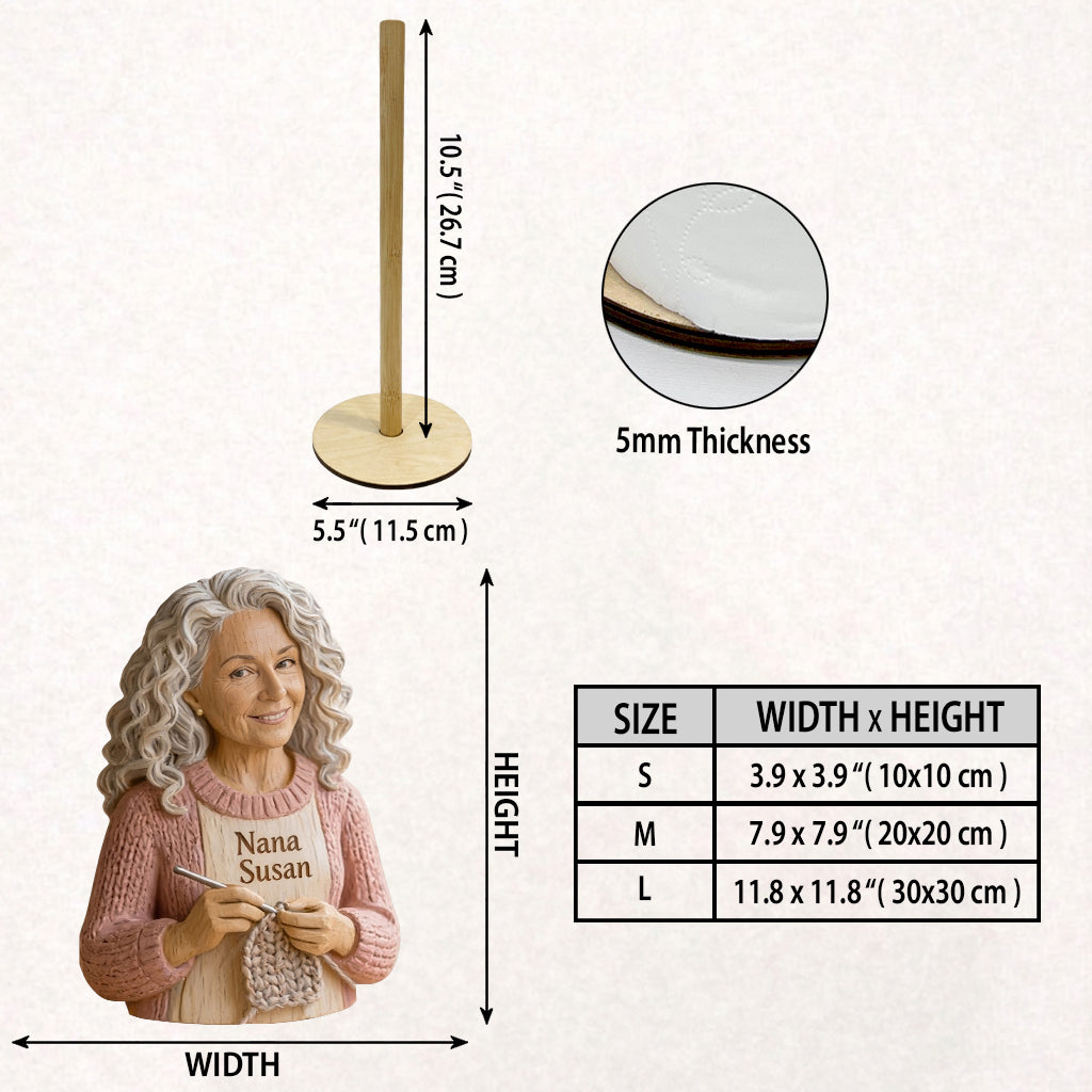 Love Crocheting - Personalized Crocheting Yarn Stand