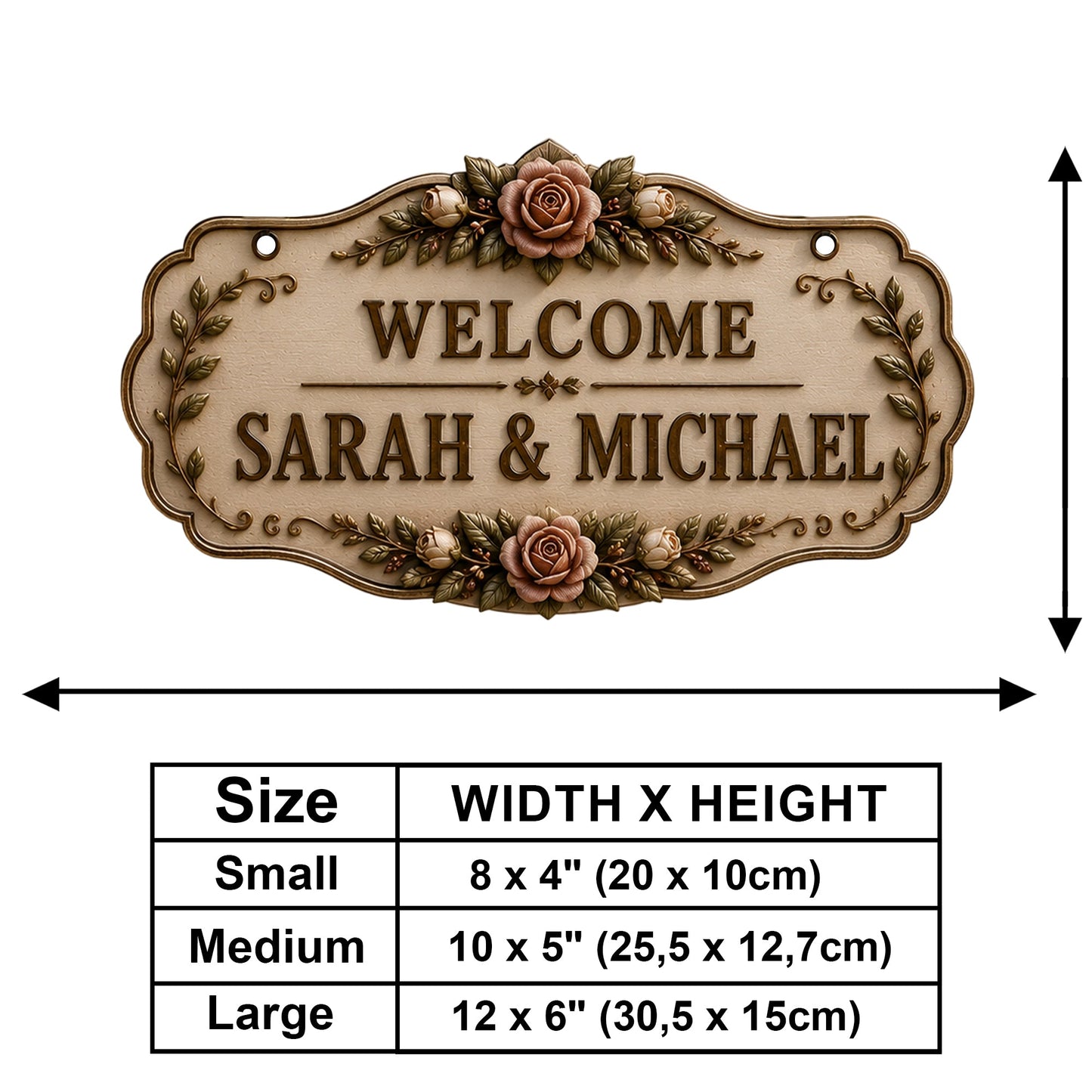 Welcome To Our Home - Personalized Hunting Wooden Wall Mount Sign