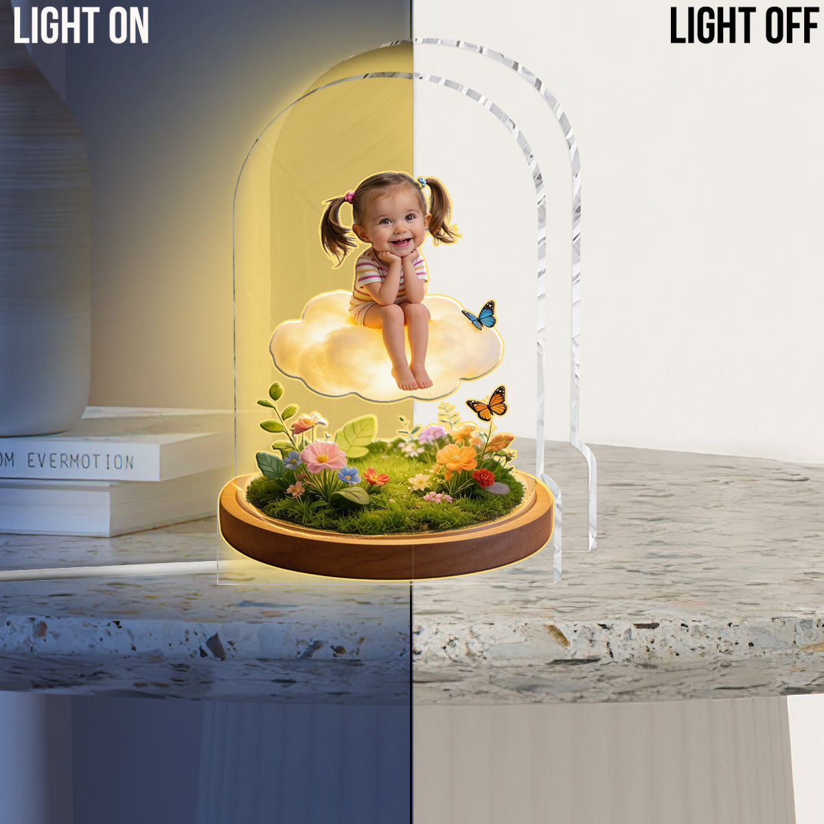 Self-love Gift Idea, Woman Gift - Personalized Self Love Acrylic LED Night Light