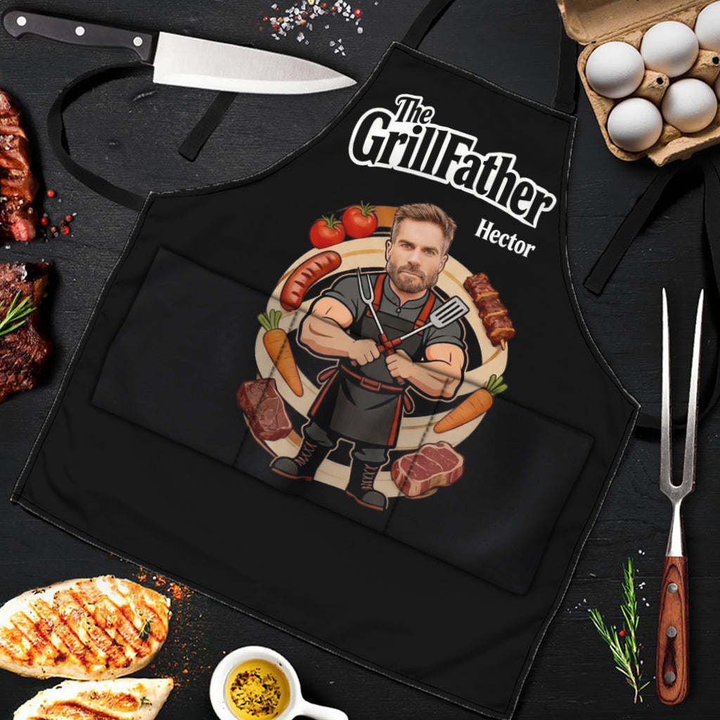 The Grillfather - Personalized Father Apron