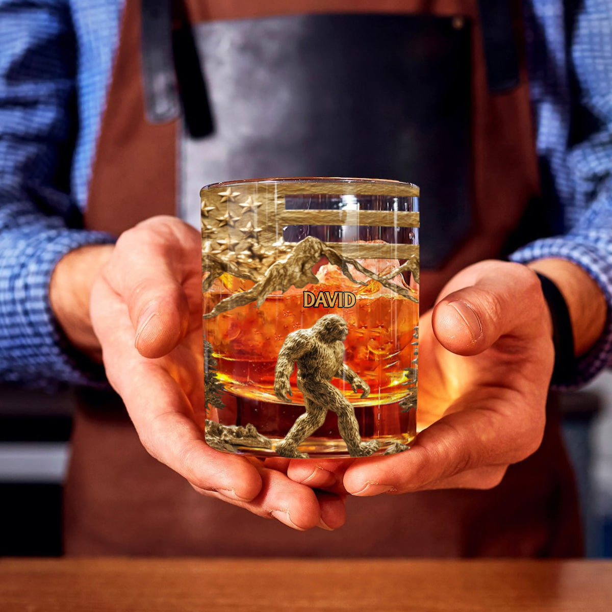 Sasquatch - Personalized Whisky Whiskey Decanter Set
